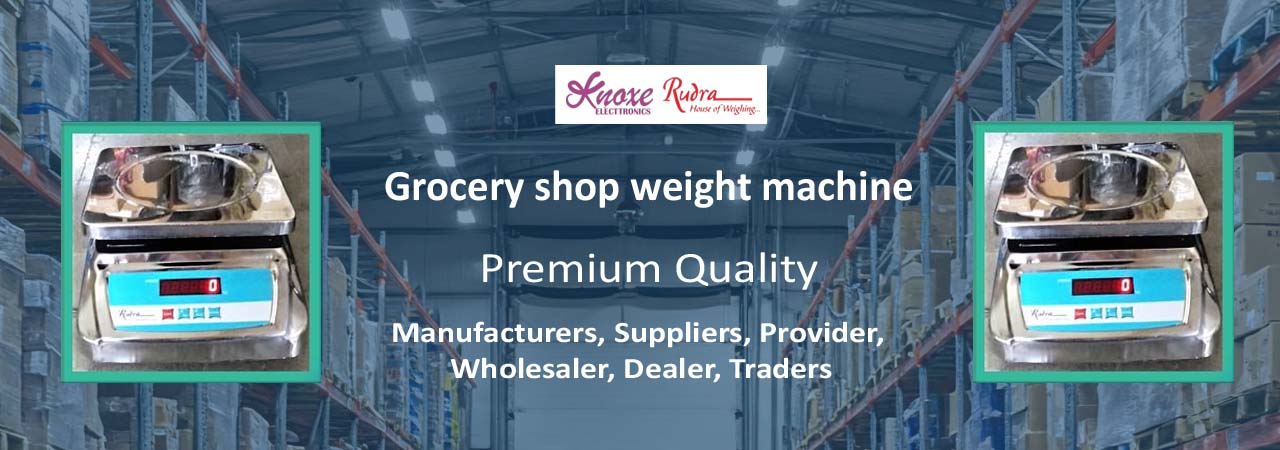 Grocery shop weight machine