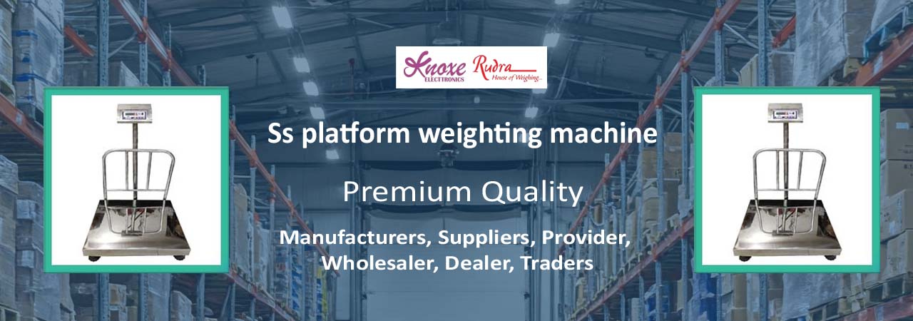 Ss platform weighting machine